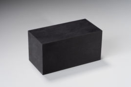 「厚物 角型」 天然ゴム(黒/NR) 50mm × 50mm × 100mm 1コ