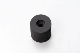 「丸ザグリ」 天然ゴム(黒/NR) 50mm × φ50mm × φ10mm 1コ